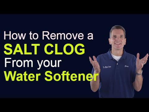 how to drain brine tank