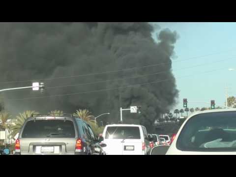 San Diego Palm Ave BP Tanker Fire 6.16.2010