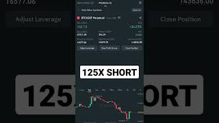 Binance futures 125X short - Binance vadeli işlem