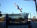 wakeboarding tricks on trampoline