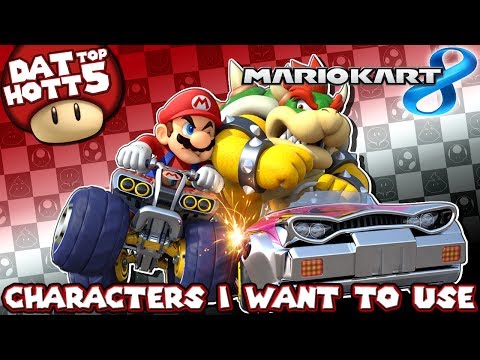 how to mario kart characters