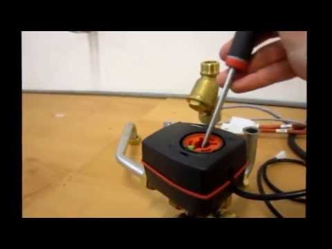 how to adjust esbe mixing valve