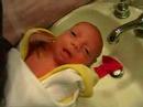 First Hairwashing 1 week and 1 day old First Hairwashing 1 week and 1 day old
