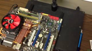 Asus Desktop Motherboard Repair Video With Reflow And USB Issue Fixed.