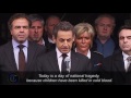 french president nicolas sarkozy has vowed to catch the toulouse school killer and announced a minute of silence is to be held in all schools in france on tuesday.