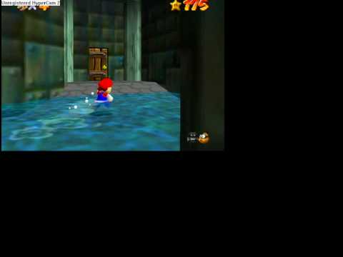 how to drain water in mario 64 ds