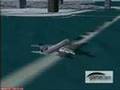 FS2004 Landing on a narrow strip with a Boeing 747