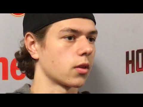 Albert Johansson, Red Wings’ second-round pick, breaks down game