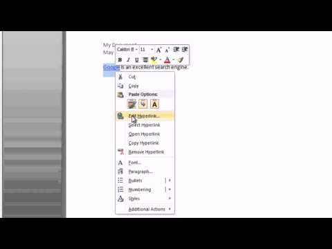 how to remove hyperlinks in word