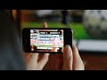 A demo of the Aurasma 3D AR technology, showing a goal-keeping sim controlled by the player's finger.