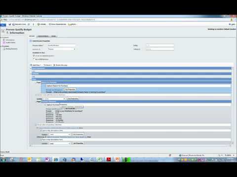 CRM 2011 – Video – How To Create Dialogs – Hosk's Dynamic Blog