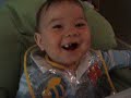Eating a mum-mum at 8 months old