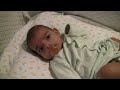 baby dean in his crib