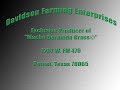 david davidson speaks about the success of the medina program on his turf farm.