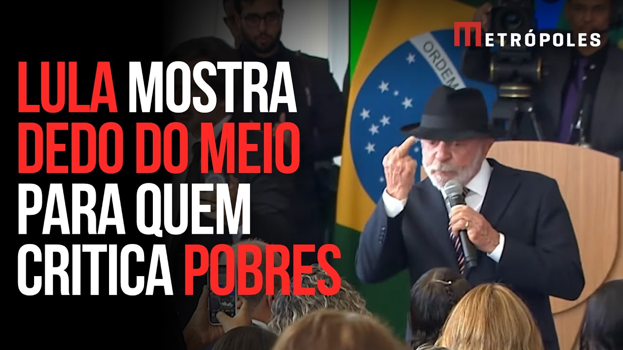 Lula critica quem diz que pobre não gosta de coisa boa: “Aqui pra eles”