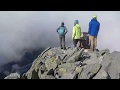 2019年9月18日14時30分、槍ヶ岳山頂から