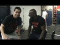 MMA DRILL - BARBELL DEADLIFT AND AB ROLLOUT