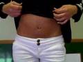 persian girl belly dance move