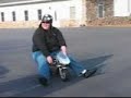 big guy falls on bike