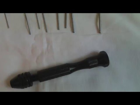 Esercitazione a mano mini di alluminio con keyless mandrino e 10 strumento 