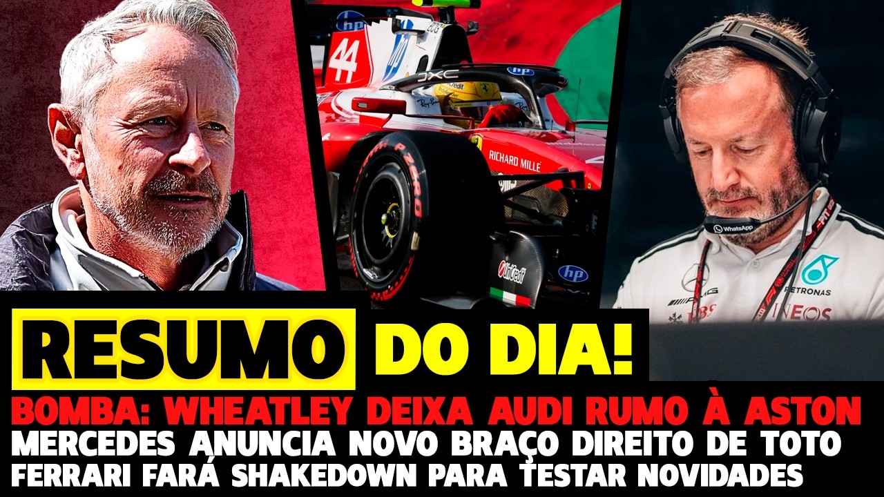 🚨BOMBA DO DIA: AUDI PERDE CHEFE DE EQUIPE, MERCEDES ANUNCIA VICE-CHEFE| FÓRMULA 1 | GPEMCASA