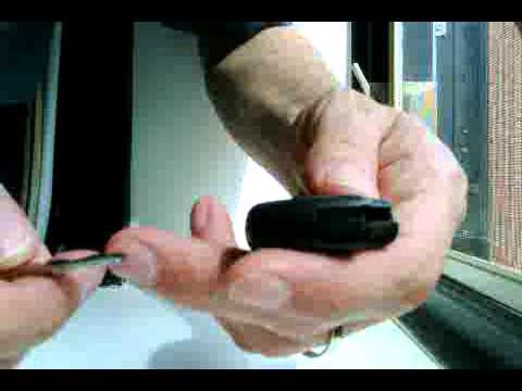 How to Replace or Swap a Battery in a Mercedes Benz Keyless SmartKey Key Fob B200 used in Example