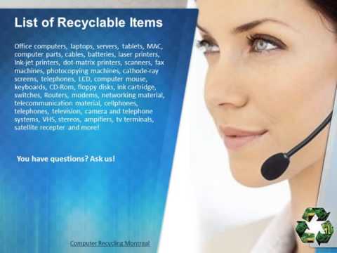 Certified Computer Recycling in Laval - What is the procedure?