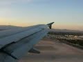 Onboard America West Airbus A320 Landing in Las Vegas Onboard America West Airbus A320 Landing in Las Vegas
