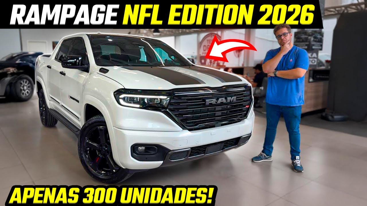 Avaliação Nova Rampage R/T Nfl Edition 2026 Em Detalhes
