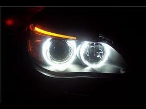 How to Install White Canbus LED Halo Ring bulbs to BMW E60 5 Series