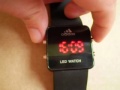 black led watch