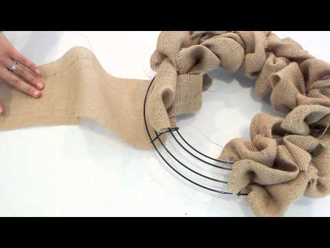 how to make a harvest wreath