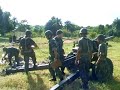 meu tiro real de obuseiro 105 mm