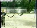 Turtle boy - boy on swing..