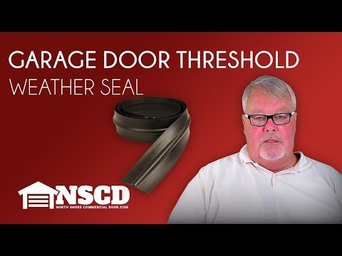 how to seal a door threshold