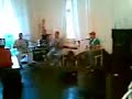 Samir Almazi vibrando com ensaio da sua banda Laieli Almaza