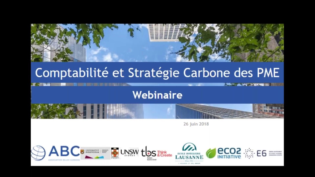 Comptabilité et Stratégie Carbone des PME