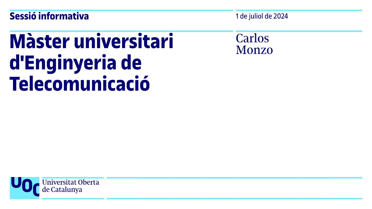 Sessió informativa video link
