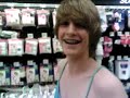 Tyler tries on his bra