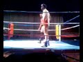 Meical Owen yn reslo efo'r Celtic Warrior