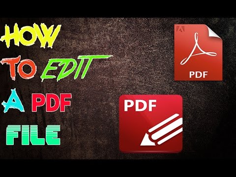 HOW TO EDIT A PDF FILE |ACROBAT DC