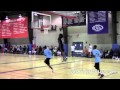 Kedar Edwards throws it off the backboard to himself over a DEFENDER!