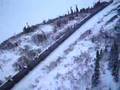 videos de Flying by a southbound Cartier Ore Train
