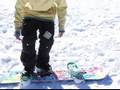 How to Snowboard : How to Strap into Snowboard Bindings