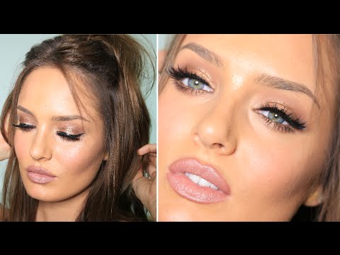 Kylie Jenner Bronze Glam With HUGE Lips & Lashes