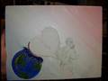 Re: Art Comp 3: Emo Cupid bashing the world with a giant heart