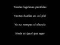rbd- lagrimas perdidas lyric