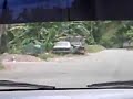 Driving to Scarborough from Castara