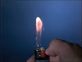 high speed camera:  lighter