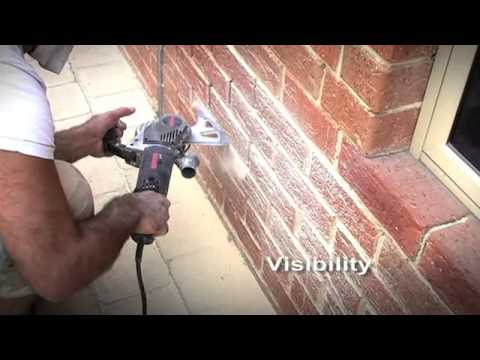 how to cut a hole in a brick wall for a vent